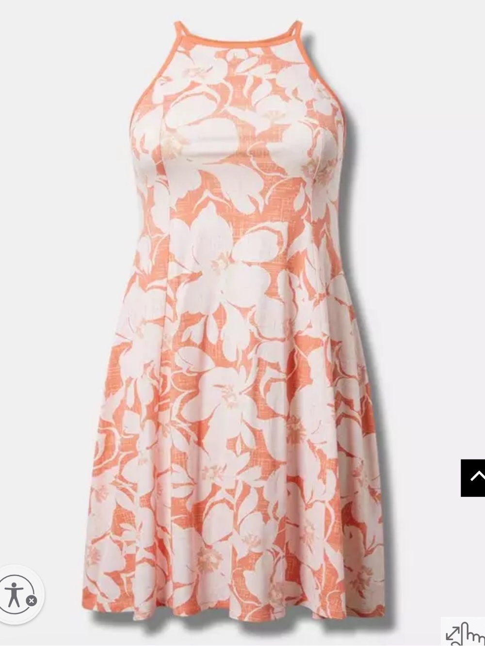 NWT TORRID Goddess trapeze mini dress size 00.